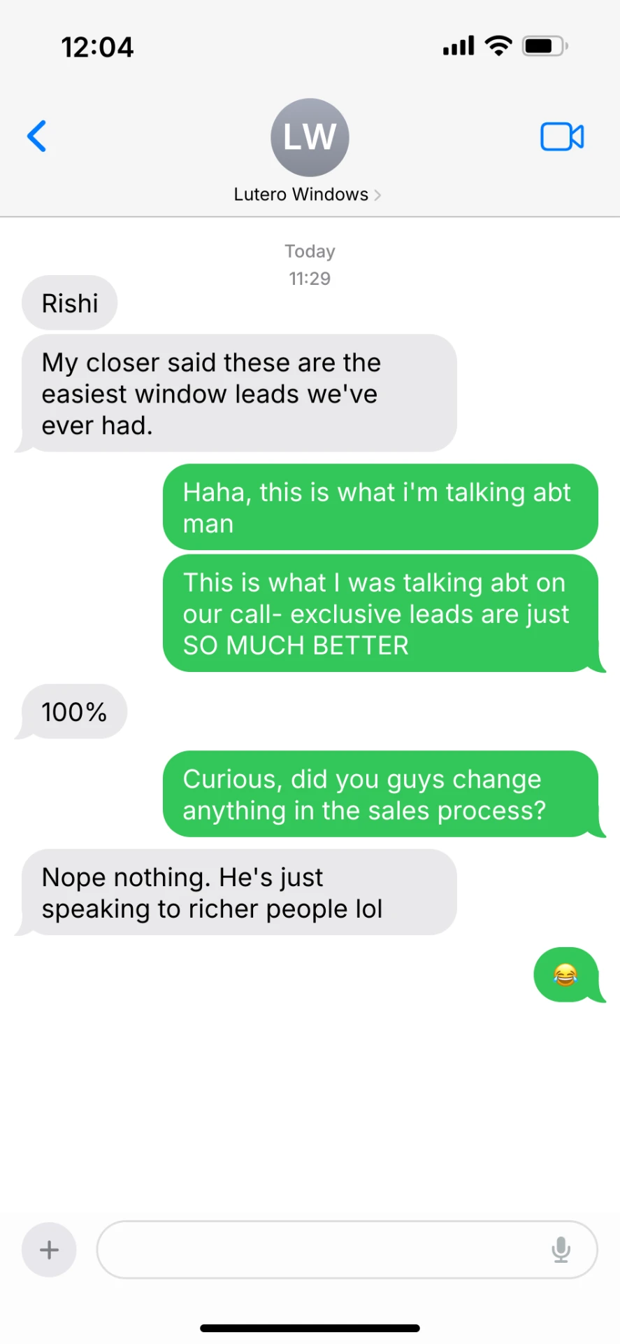 client message