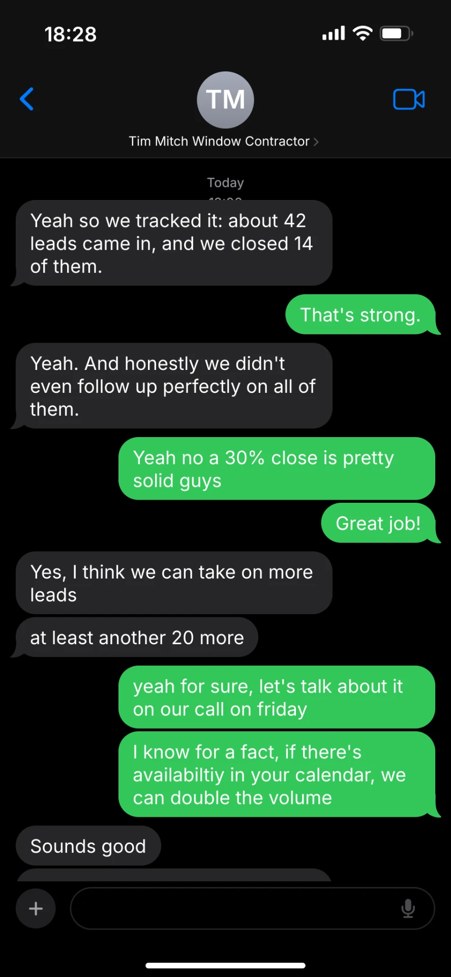 client message