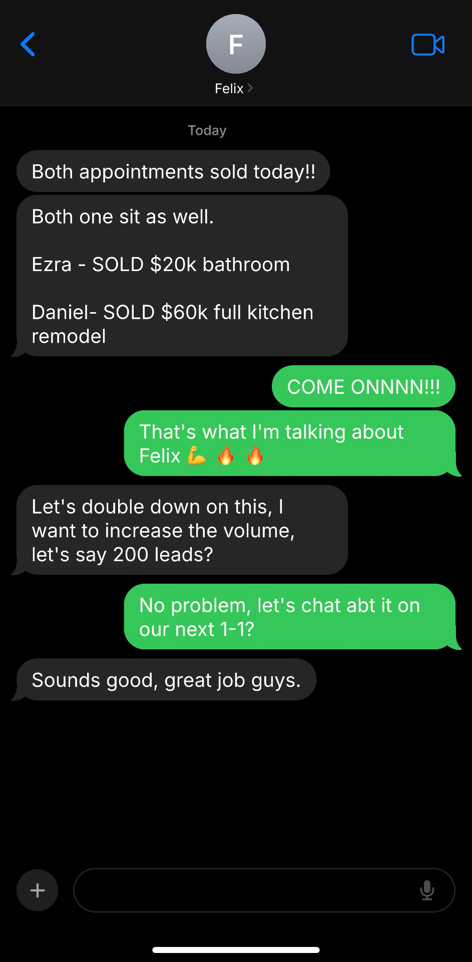 client message