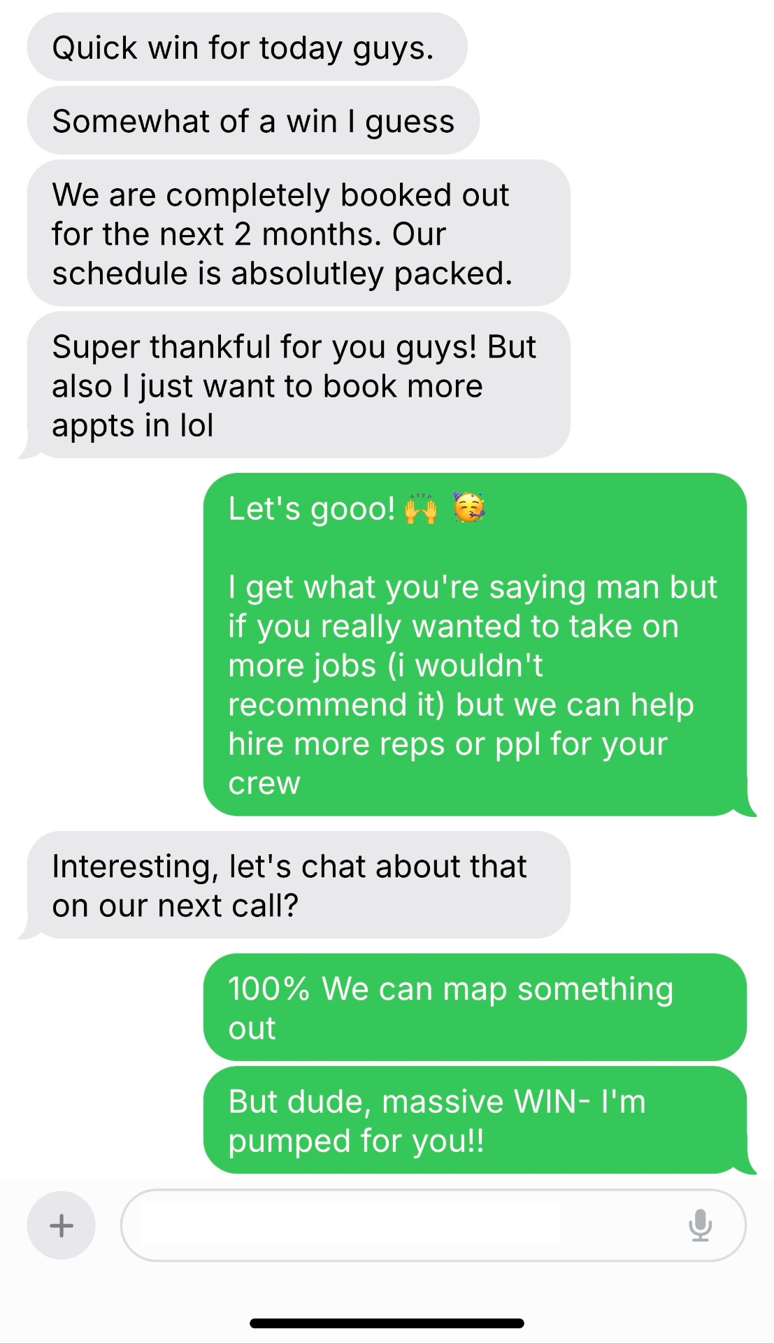 client message