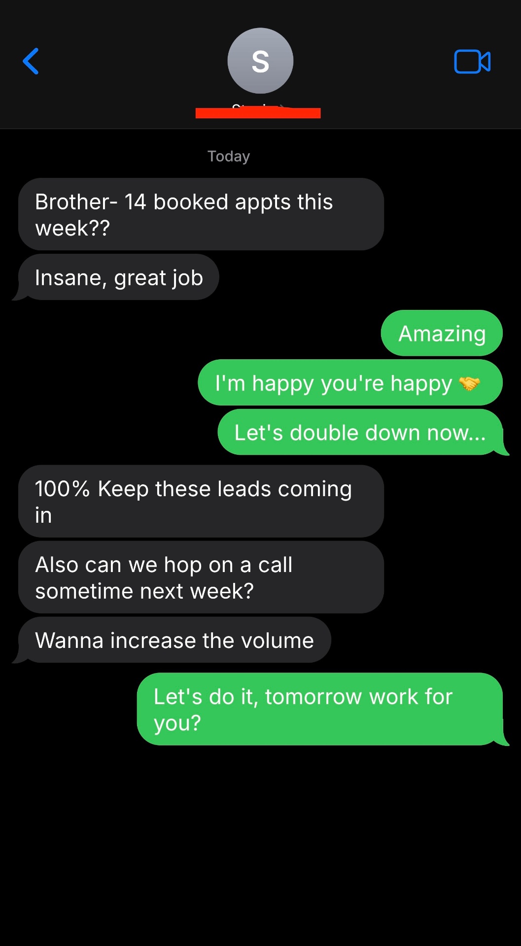 client message