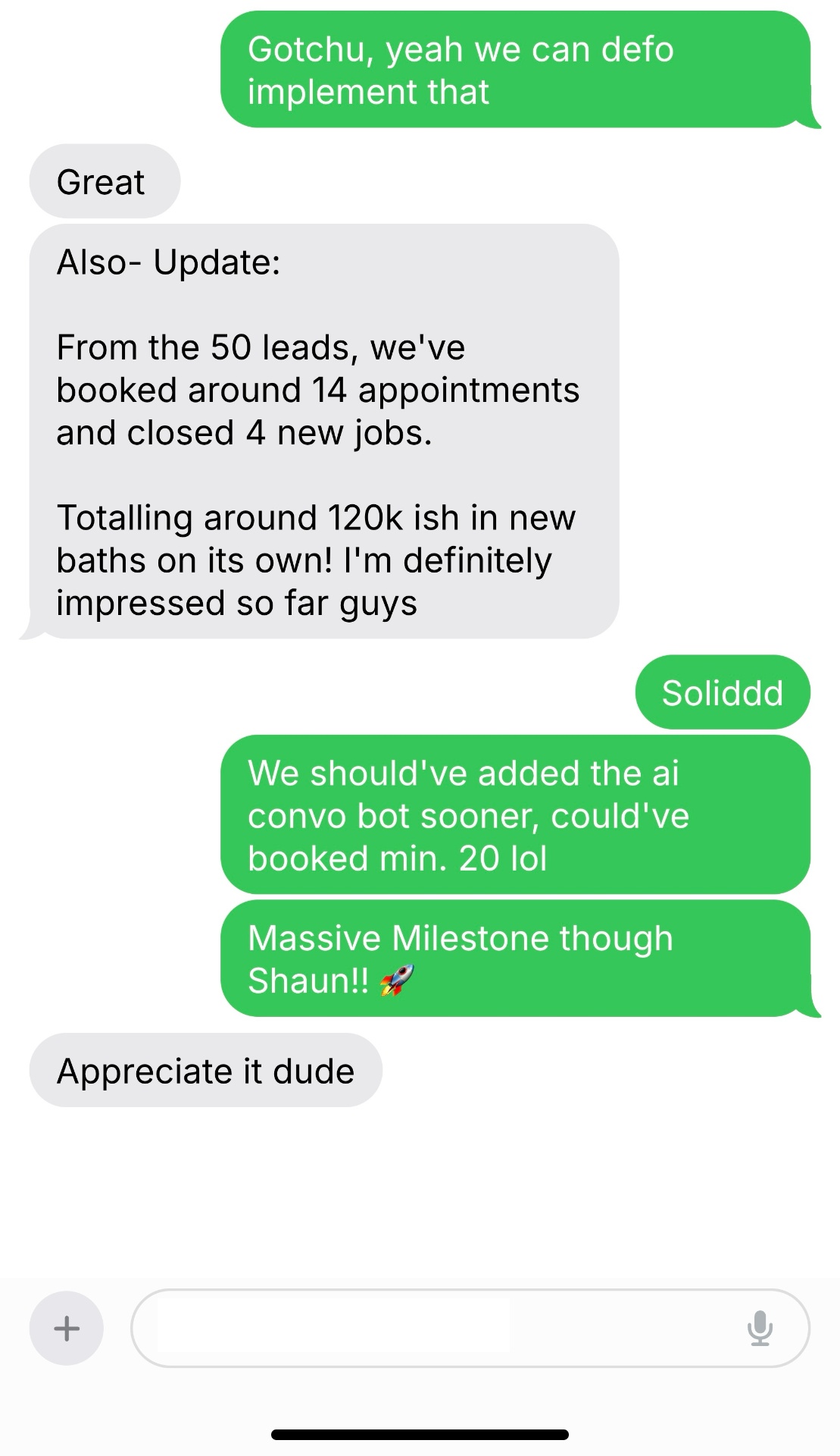 client message
